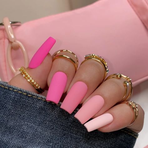 SHAPES AND LENGHTS CLICK ON SHAPE FOR BETTER IMAGE. BALLERINA Short                 Medium               Long                           SQUARE Short                 Medium               Long                            COFFIN Short                             Long                                                                     ROUND      Short                          Medium Cute Nails For A Pink Dress, Pastel Colored Nails Acrylic, Long Coffin Dip Powder Nails, Sweetest Day Nail Ideas, Mat Pink Nails, Spring Acrylic Nails Square Medium, Solid Nail Ideas, Nails 2022 Pink, Solid Color Nail Ideas