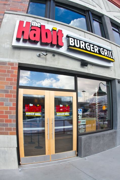 Hometown Slop: Habit Burger Grill: Remember, what's starts as a habit, can become an addiction! Burger Grill, Whiskey Cake, Matzo Ball Soup, Earth Day Projects, Miss California, Potato Tacos, Matzoh Ball, Grilled Burgers, Eating Fast