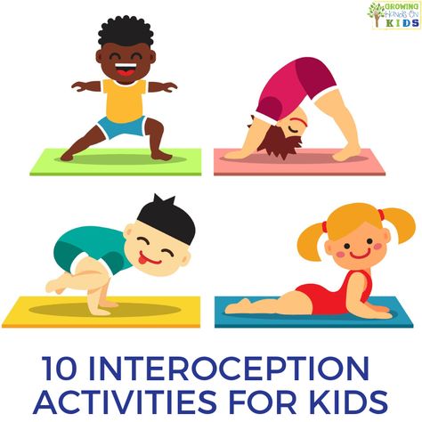 10 Interoception activities for kids. Sensory processing and interoception. Interoception Activities, Sensory Processing Activities, Sensory Integration Activities, Occupational Therapy Kids, Infant Lesson Plans, Daycare Forms, Sensory Diet, Gross Motor Activities, Sensory Integration