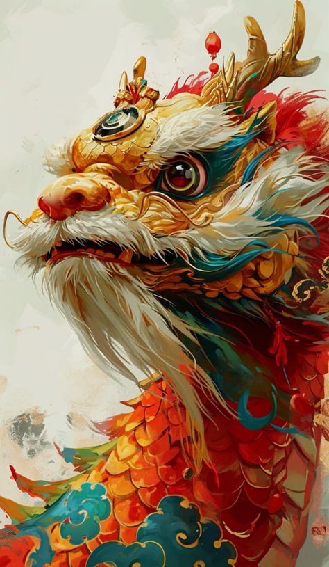 Chinese Festival Dragon, Chinese Dragon Wallpaper, Chinese Dragon Head, Chinese Dragon Art, Dragon Chino, Dragon Artwork Fantasy, Cool Dragons, Hua Cheng, Fantasy Beasts