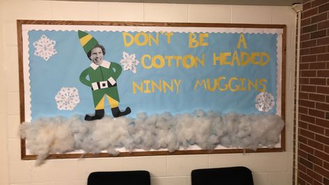 Winter RA Bulletin Board. Christmas and Elf themed board Res Life Bulletin Boards, Resident Assistant Bulletin Boards, Nurse Bulletin Board, December Bulletin Boards, Mindset Bulletin Board, October Bulletin Boards, Winter Bulletin Board, Growth Mindset Bulletin Board, College Bulletin Boards