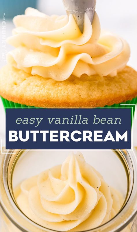 Vanilla Bean Buttercream Frosting, Best Vanilla Buttercream, Vanilla Bean Frosting, Vanilla Bean Buttercream, Cake Frosting Recipe, Vanilla Buttercream Frosting, Buttercream Frosting Recipe, Vanilla Beans, Homemade Vanilla