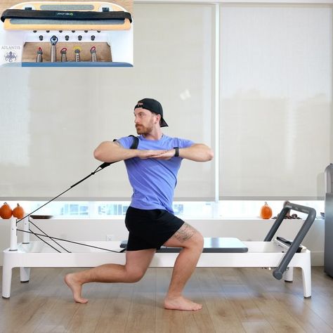 Atlantis | YouTube Reformer Classes | Pilates reformer exercise for upper body weight training ——— This is a series of exercises I perform on the reformer to assist with my... | Instagram Pilates For Men, Reformer Exercises, Weight Training Routine, Active Recovery, Weight Training Programs, Pilates Classes, Pilates Reformer Exercises, Training Routine, My Gym