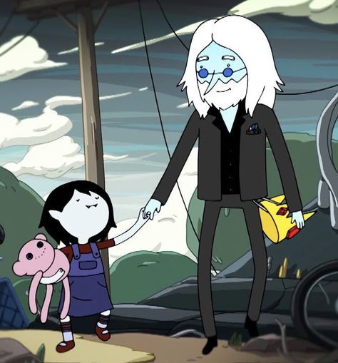 Adventure Time Marceline And Ice King, Adventure Time Marceline And Simon, Marcy And Simon, Adventure Time Simon And Marcy, Simon From Adventure Time, Fionna And Cake Characters, Simon Ice King, Marceline And Hambo, Ice King And Marceline