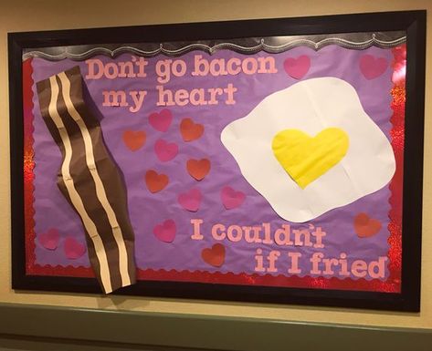 February Bulletin Board Ideas - Don’t go bacon my heart February Bulletin Board Ideas february bulletin board ideas preschool february bulletin board ideas toddlers february bulletin board ideas for school #februarybulletinboardideasforchurch #februarybulletinboardideasforwork #februarybulletinboardideascollege #februarybulletinboardideaslibrary Dont Go Bacon My Heart Classroom Door, Valentines Cafeteria Bulletin Board, Valentines School Board Ideas, Valentine Bulletin Board Ideas Toddlers, Bulletin Board Ideas February, Bulletin Board Ideas For Valentines Day, Valentines Day Window Display Preschool, Valentine’s Day School Bulletin Boards, Valentines Day Door Decorations For Classroom February Bulletin Boards