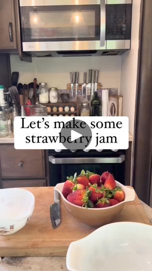 105K views · 317 reactions | I need to make more! It’s so good especially with homemade peanut butter! #strawberry #strawberries #strawberryjam #jam #recipes #homestead #jars #kitchen | Katherine Umbarger | Katherine Umbarger · Original audio Katherine Umbarger, Peanut Butter Strawberry, Jars Kitchen, Break Fast, Homemade Peanut Butter, Homemade Jam, Tomato Recipes, Jam Recipes, Strawberry Jam