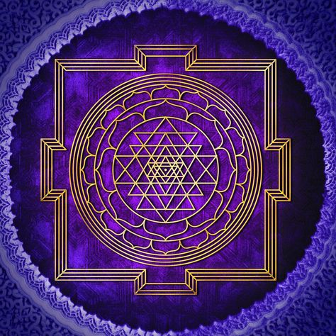 Mandala Sri Yantra Wallpaper, Shakti Mantra, Abundance Mantra, Sri Chakra, Sacred Geometric Pattern, Brainwave Entrainment, Alchemic Symbols, Shri Yantra, Chakra Art