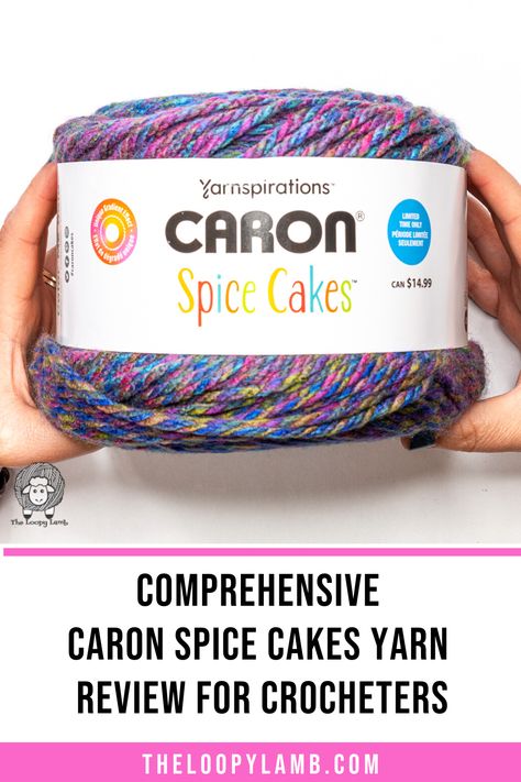 Check out this honest review of Caron Spice Cakes, see it worked up in crochet stitches and find free crochet patterns to use with this new Caron Cake yarn from Yarnspirations. Includes a video review! Click to view the yarn review or save it to your Crochet boards for later. Caron Spice Cakes Crochet Patterns, Caron Cake Crochet Patterns, Caron Cakes Crochet, Spice Cakes, Chunky Crochet Scarf, Easy Crochet Slippers, Caron Cakes, Caron Yarn, Crochet Bloggers