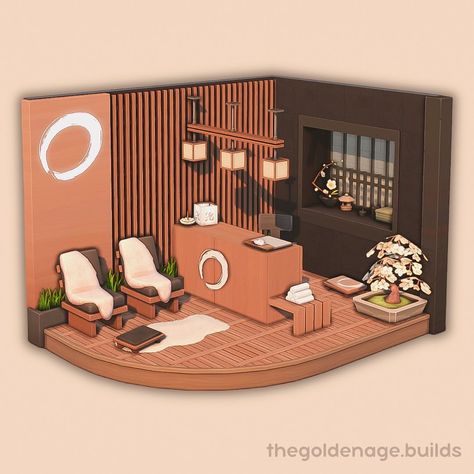 Japanese Spa waiting room 🪷 | noCC 🛠️ packs used: EP: Snowy escape GP: Spa day 🏷️: @ea @thesims #sccregram #thesims #sims… | Instagram Sims 4 Spa Interior, Acnh Spa Ideas, Sims 4 Spa Build, Sims 4 Spa Cc, Sims Spa, Spa Waiting Room, Sims 4 Spa, Spa Layout, Spa Building