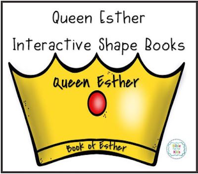 Queen Esther Crafts, Jewel Stickers, Esther Bible, Book Of Esther, Queen Esther, His Queen, Shape Books, Event Card, Childrens Bible