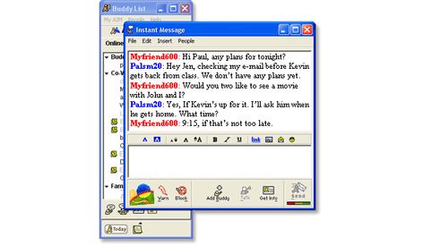 2000s Text Message, Aim Instant Messenger, Aol Instant Messenger Nostalgia, Aim Messenger, Aol Messenger, Aol Instant Messenger, 90s Internet, Miss The Old Days, Instant Messenger