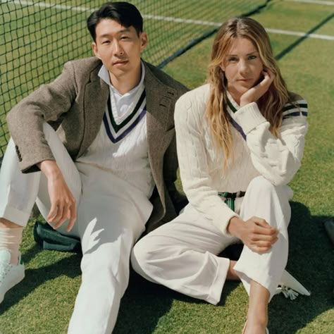 Smart Dress Code, Wimbledon 2023, Tennis Apparel, Smart Shoes, Stylish Celebrities, Dapper Gentleman, Smart Dress, Tennis Clothes, Ralph Lauren Tops