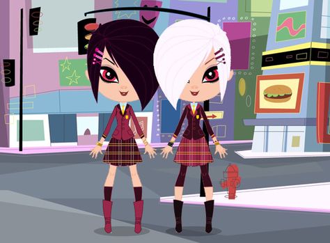 The Biskit Twins - Littlest Pet Shop Wiki Littlest Pet Shop Cartoon, Biskit Twins, Spoiled Children, Blythe Baxter, Female Heroines, Spoiled Kids, Disney Wiki, Gothic Dolls, Pink Socks