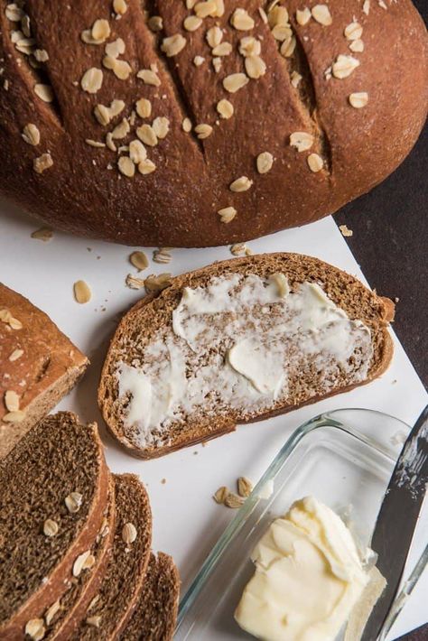 Sweet Molasses Brown Bread, Gingerbread Biscotti, Molasses Bread, Brown Bread Recipe, Grit Cakes, Chicken Gyro, Honey Wheat Bread, Bread Loaves, Crumble Pie