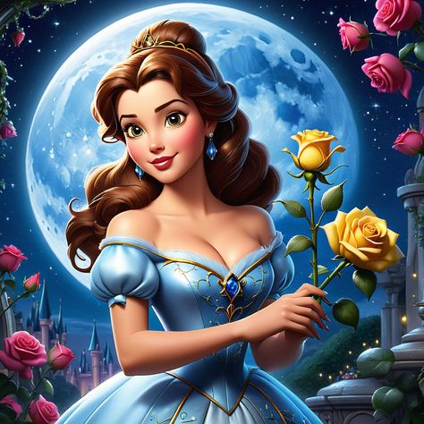 Disney Mickey Ears, Belle Disney, Princess Belle, Face Characters, Disney Princess Pictures, Art Base, Disney Films, Mickey Ears, Create Art