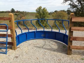 Show Cattle Barn, Cattle Feeder, Cattle Corrals, Horse Feeder, Livestock Barn, Horse Fence, Farm Hacks, Horse Farm Ideas, Diy Horse Barn