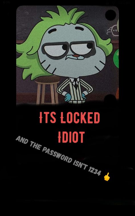 Funny Gumball, Its Locked, It's Locked, Lock Screens, Vault Boy, Wallpapers, Nike, Funny, Quick Saves