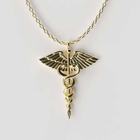 Doctor Jewelry, Pharmacy Art, Gold Pendants For Men, Medical Wallpaper, Pharmacist Gift, Neck Tattoo For Guys, Lucky Jewelry, Medical Jewelry, Pretty Jewelry Necklaces