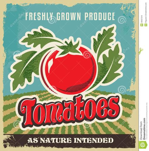 free graphics   vintage retro family   farmers  | Retro tomato vintage advertising poster - Metal sign and label design ... Vintage Fruit Crate Label, Fruit Crate Label, Advertising Graphics, Crate Label, Vintage Advertising Posters, Free Graphics, Vintage Advertising, Advertising Poster, Vintage Labels