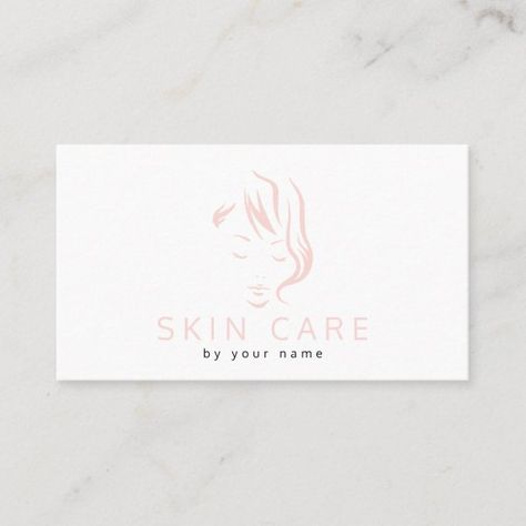 Retro Pink Woman Beautician Beauty Salon Business Card Etsy Business Cards, Cosmetic Business Cards, Business Launch Party, Dermatology Office, Beauty Salon Business Cards, Diy Herbal Remedies, Skin Care Business, Beauty Business Cards, Card Templates Printable