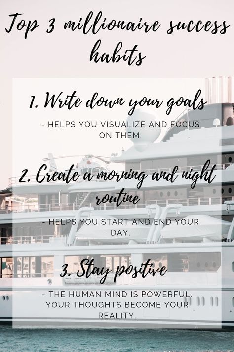 HABITS MILLIONAIRE Millionaire Night Routine, Millionaire Success Habits, Habit 1, 2023 Aesthetic, Success Habits, Video Ideas, Human Mind, Millionaire Mindset, Night Routine