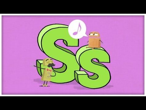 Download this song for FREE → http://sbot.co/letter-s    "Say Yes To S" brings the 19th letter of the alphabet to life, and is part of the StoryBots ABC Jamboree Series (from the team that brings you JibJab with music by Parry Gripp).   The StoryBots celebrate how super the letter "S" is, and sing about soap, sharks, and spaghetti!     Lyrics:  BStory... Letter S Activities, Preschool Language Arts, Smartboard Activities, School Thoughts, Alphabet Video, Story Bots, Phonics Videos, Letter Learning, Letter Song