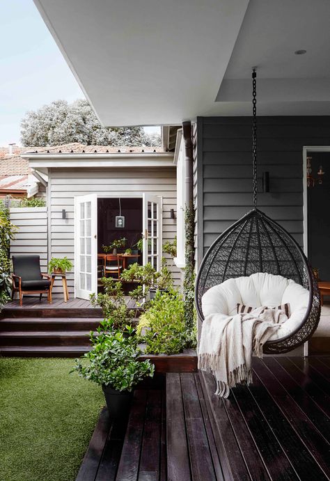 From breezy, vine-clad pergolas to lush green thickets, here is our ultimate garden guide filled with top tips to help inspire your own outdoor oasis. Home Outside Design, Stylish Recliners, Outside Design, Poolside Dining, Home Outside, Hanging Chairs, Indoor Tile, Home Decor Minimalist, Garden Services