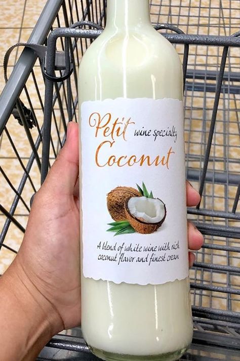 Aldi's Petit Coconut Wine Is Perfect For Summer Cocktails Coconut Drinks Alcohol, Coconut Wine, Wine Ice Cream, Blended Cocktail, Coconut Drinks, Food Stamps, Refreshing Summer Cocktails, White Chocolate Cookies, Popsugar Food