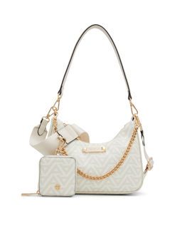 Busy lifestyle, meet your match with our roomy Annaendra top-zip shoulder bag. Chic, bone-tone monogram finish and chain strap keep you seriously on-point while that generous interior is perfect for stashing those essentials. Off you go!
Affiliate Link. Nykaa Fashion, Statement Handbag, Aldo Handbags, White Shoulder Bag, Chic Jewelry, Manado, Handbags For Women, Women Accessories Bags, Online Branding