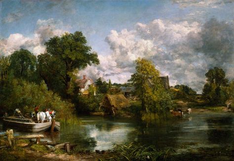 Biography of John Constable, British Landscape Painter John Constable Paintings, John Constable, Albert Bierstadt, Francisco Goya, Caspar David Friedrich, National Gallery Of Art, White Horses, British Art, Salisbury