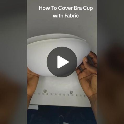 How to cover ready made bra cup with fabric #sewingtiktok #sewing #bus... | Sewing | TikTok How To Add Bra Cups To A Dress, Fix Bra, Sewing Tiktok, Bra Cup, Tiktok Style, Bra Cups, Ready Made, Sewing Techniques, Make Your Day