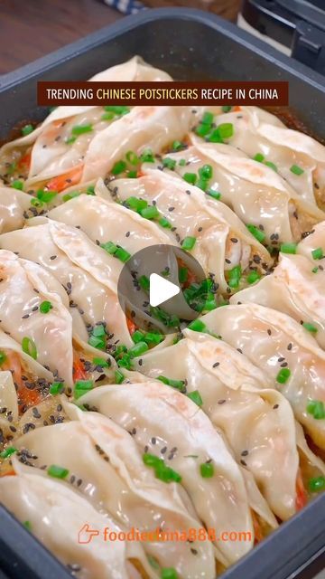 Wayne Shen on Instagram: "Trending Chinese potstickers recipe in China. Do you want to try? #recipe #cooking #chinesefood #potstickers #dumplings" China Food Recipes, Chinese Potstickers, Chinese Dumplings Recipe, Asian Dumpling Recipe, Easy Foods To Make, Pot Stickers Recipe, Dumplings Recipe Chinese, Potstickers Recipe, Noodle Making