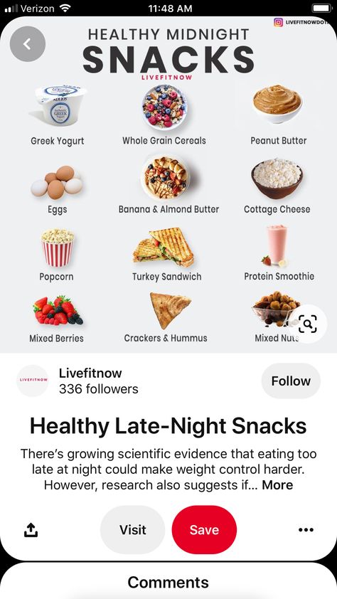 Midnight Snack Healthy Clean Eating, What To Eat In The Middle Of The Night, Late Night Study Snacks, Quick Snacks For Study Nights, Late Night Healthy Snacks, What To Eat At Night, Late Night Snacks Healthy, Healthy Dorm Snacks, Healthy Midnight Snacks