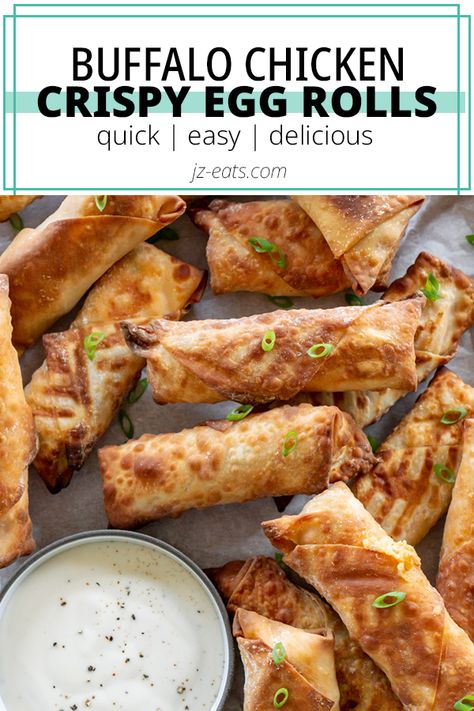 Buffalo Chicken Wraps From Cheddars, Buffalo Chicken Phyllo Rolls, Buffalo Chicken Wontons Baked, Buffalo Chicken Eggrolls Air Fryer, Chicken Eggrolls Recipes, Buffalo Chicken Eggrolls Fried, Buffalo Chicken Egg Rolls Baked, Buffalo Chicken Egg Roll Recipes, Shredded Chicken Egg Rolls