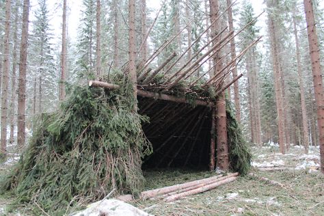 How to… Make A Forest Shelter | Chris Mount Forest Shelter, Bushcraft Shelter, Crossbow Hunting, Surviving In The Wild, Survival Shelter, Urban Survival, Homestead Survival, Forest School, Wilderness Survival