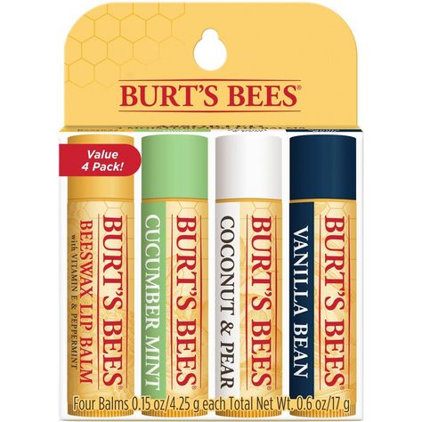 Chapstick Collection, Burt's Bees Lip Balm, Burts Bees Lip Balm, Burts Bees Lip, Mark Thomas, Lip Balm Collection, Beeswax Lip Balm, Soften Lips, Best Lip Balm