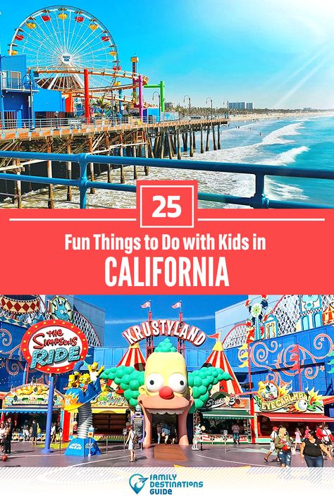 Dreaming about a family vacation to California and looking for things to do? We’re FamilyDestinationsGuide, and we’re here to help: Discover the most fun things to do in California with kids - so you get memories that last a lifetime! #California #californiathingstodo #californiawithkids #californiaactivities Kids Vacation Destinations, California Activities, Northern California Road Trip, Things To Do In California, California Getaways, California With Kids, California Attractions, Family Fun Day, California Summer