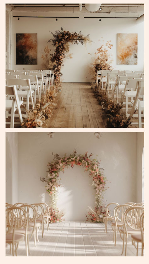 Look at this gorgeous rustic fall wedding arch in art museum!   Boho Wedding | Fall Wedding | Fall Wedding Colors | Fall Wedding Ideas | Fall Wedding Color Palette | Boho Wedding Arch | Museum Wedding | Fall Wedding Arbor | Art Museum Wedding | Art Gallary Wedding | Budget Wedding Ideas Rustic Fall Wedding Arch, Fall Wedding Arbor, Fall Wedding Arch, Color Palette Boho, Budget Wedding Ideas, Wedding Colors Fall, Wedding Ideas Fall, Boho Wedding Arch, Fall Wedding Arches