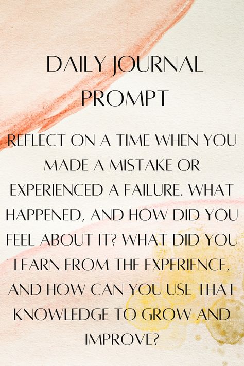 Turn failure into success with this powerful journalling prompt evaluating the situation that happened leading to increased self confidence and knowledge. #fear of failure #journal #journalling #journal prompts #journal writing therapy prompts #success #self confidence #self improvement #self development #self acceptance Journalling Prompt, Therapy Prompts, Self Limiting Beliefs, Success Journal, Goal Setting Journal, Prompts Writing, Daily Journal Prompts, Fear Of Failure, Writing Therapy