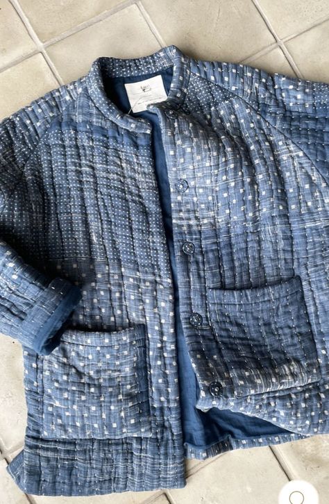 Sashiko Jacket, Mens Car Coat, Quilted Jacket Pattern, Softest Blanket, Kantha Jacket, Patchwork Jacket, Quilt Jacket, Car Coat, Warm Hug