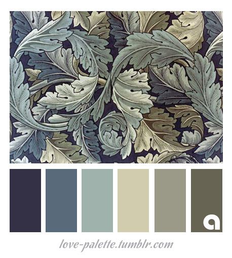 (99+) Image tagged with color, Hue, palette – @love-palette on Tumblr Art Neauveau Color Palette, Art Nouveau Colour Palette, William Morris Color Palette, Ozark Alabama, Wallpaper Birds, Victorian Colors, Color Plan, Putao, Paint Color Palettes