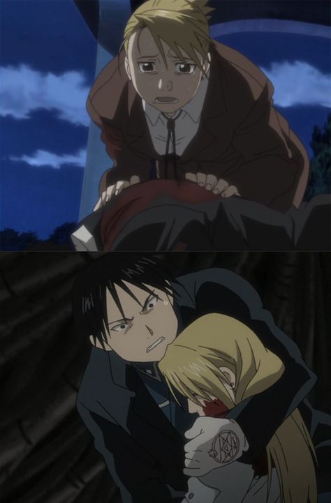 FMA 2003 x FMA 2009 | Royai | Mustang x Hawkeye Mustang X Hawkeye, Mustang X Riza, Mustang Fma, Royai Fma, Fma 2003, Soul Eater Evans, Fullmetal Alchemist Edward, Riza Hawkeye, Roy Mustang