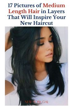 Haircuts For Medium Length Hair Layered, Hair In Layers, Rambut Brunette, Haircuts For Long Hair With Layers, Long Length Hair, Haircuts For Medium Length Hair, New Haircut, Haircuts For Medium Hair, Haircut For Thick Hair