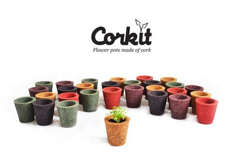 Cork Flowers, Garden Flower Pots, Cork Planters, Seed Starters, Greenhouse Frame, Flowers Pot, Labyrinth Design, Soaker Hose, Seed Kit