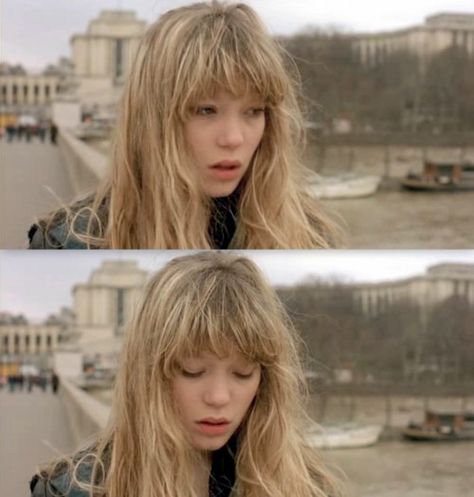 windblown Lea Seydoux, 짧은 머리, French Actress, Long Blonde, Hair Envy, Grunge Hair, French Girl, Messy Hairstyles, Hairstyles With Bangs