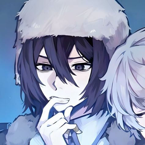 Dog Match, Nikolai Gogol, Dog Icon, Fyodor Dostoyevsky, Silly Dogs, Bongou Stray Dogs, Stray Dogs Anime, Cute Profile Pictures, Matching Profile Pictures