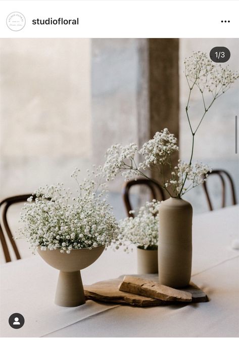 Natural Wedding Centerpieces, Ceremony Flowers Wedding, Tall Vase Arrangements, Home Decor Amazon, Minimalist Wedding Decor, Beautiful Vases, Flower Installation, Wedding Vases, Pottery Handmade