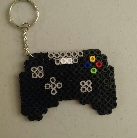 game controller Xbox Party, Melt Beads Patterns, Hama Art, Hamma Beads Ideas, Easy Perler Bead Patterns, Melty Bead Patterns, Pearl Beads Pattern, Easy Perler Beads Ideas, Fuse Bead Patterns