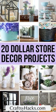 Farmhouse Projects, Dollar Store Diy Organization, Dollar Tree Hacks, Dollar Store Diy Projects, Decor Hacks, Dollar Store Hacks, Diy Dollar Tree Decor, Dollar Tree Decor, Dollar Tree Diy Crafts