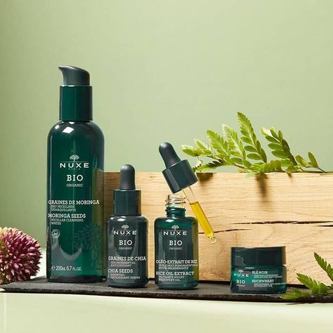 Dr Organic Skincare, Organic Skincare Packaging, Nuxe Oil, Organic Skincare Photography, Nuxe Skincare, Nuxe Body Oil, Moringa Seeds, Skincare Collection, French Skincare